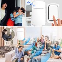 Campana De Puerta Inalámbrica a Energía Cinética Impermeable Sin Batería Con 38 Sonidos Y Volumen Alto Self-Powered Door Bell - details 2