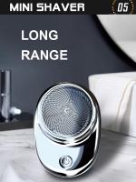 Afeitadora Eléctrica Portátil Para Viajes Mini Cuchilla Inalámbrica Desmontable Afeitadora De Barba Y Cuerpo Para Hombre - details 6