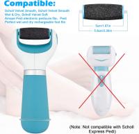 10 rodillos de repuesto, compatibles con Scholl Velvet Smooth, 3 Niños de rugosidad, Lima Eléctrica - details 0