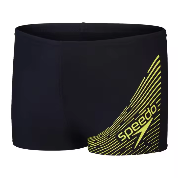 Bañador de niño SPEEDO MEDLEY negro y amarillo - 1
