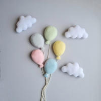 Accesorios Para Fotografía De Bebés Recién Nacidos Nubes De Globo Hechos a Mano Decoración De Fotografía De Estudio Accesorio De Fotografía Para Bebés De 0 a 6 Meses Unisex - details 0