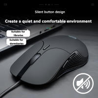 Ratón Inalámbrico INPHIC B2 Para Oficina Y Gaming Con Cable Silencioso Para PC Y Portátiles 7200 DPI 6 Botones USB - details 10