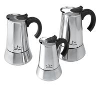 Cafetera italiana Jata Odin CAX112, acero inox, 12 Tazas - details 0