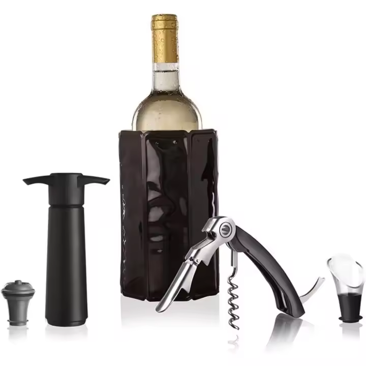 Set de Vino VACU VIN con 5 Productos Esenciales para el amante del Vino - 1