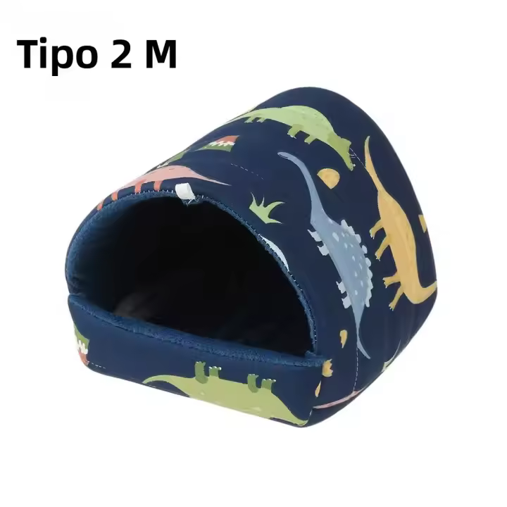Cama De Hamster Cómoda Para Pequeños Animales Algodón Suave Nido Caliente Para Conejo Surtidor Rata De Sapo Mini Jaula Incluida Medidas S/M/L/XL - 1