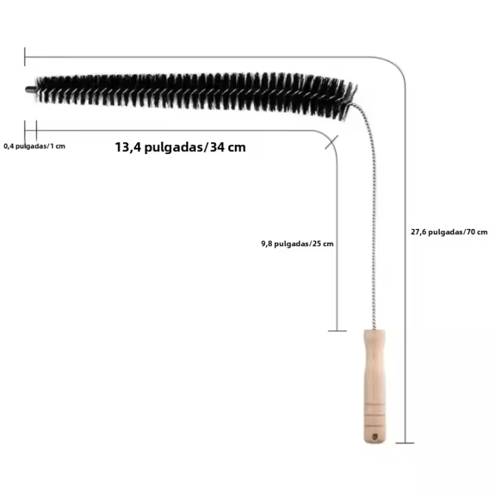 Kit De Limpieza Para Secadora 1pc Cepillo Para Eliminar Pelusa Y Limpiar Ventilador Flexible Y Longitudinal Herramientas Para Limpieza De Aparatos Electrónicos Como Neveras - 1