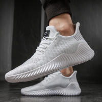 Zapatos De Moda Para Hombre Tenis Blancos Transpirables Talla Grande Verano 2022 Ligeros Zapatos Casuales De Exterior Para Adultos - details 15