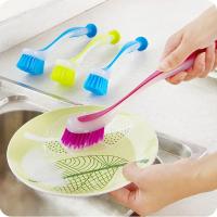 Cepillo De Limpieza Multifuncional Con Asa Larga Y Ventosa Vertical Para Cocina Coche Ventanas Y Baño Material Plástico - details 1