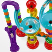 Juguete Educativo Para Niños Camino De Mármol Con Bola Rodante Bloques De Construcción De Tubo Vidrio Joyería Juguete De Transporte Deportivo - details 5