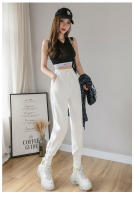 Pantalones Harem Para Mujer Con Cierre De Cremallera Ropa De Calle Casual Leggings Estilo Coreano Fashion Hip Hop Trousers - details 5