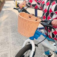 Set De 4 Piezas Cesta De Bicicleta De Rattan PE Ajustable Con Campana Y Colgante Accesorios De Manillar Para Ciclismo Rainproof Para Niños Y Adultos - details 3