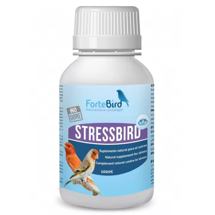 StressBird Suplemento natural para el estrés de las aves 100ml Fortebird - 1