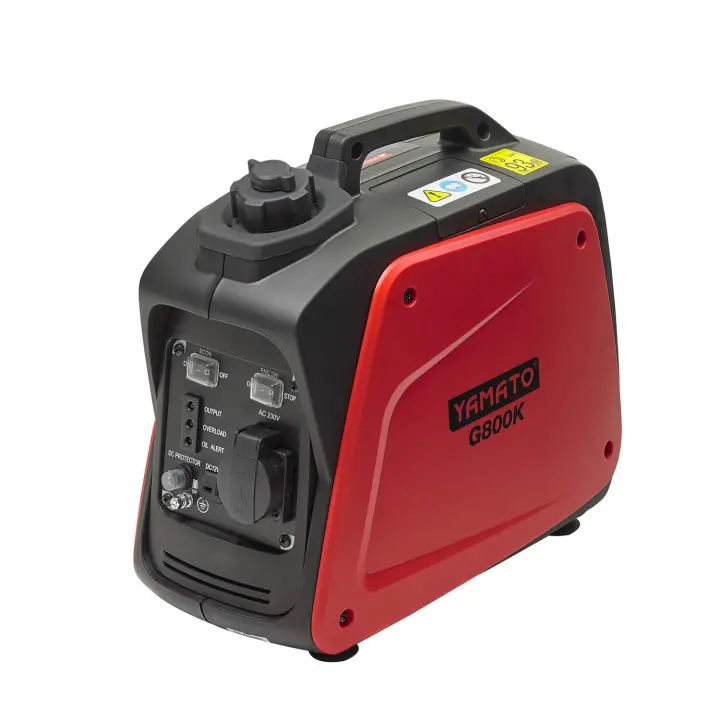 Yamato Generador Inverter Gasolina Silencioso 0,8 Kw Motor 4 Tiempos | Estación Energia Generador Electricidad - 1
