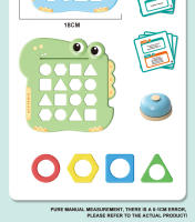 Juego Interactivo De Mesa Dinosaurs Collide Con Formas Geométricas Juguete Educativo Para Niños Entrenamiento De Pensamiento Y Educación Temprana Para Padres E Hijos - details 13