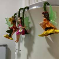 3pc Adorno De Jardín Con Árbol Vine Flower Fairy Decoración Creativa Para Bonsái Y Escena Multiescenario DIY Colgante De Resina Tema Fae - details 0