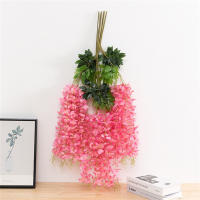 12pcs Flores De Tofu Artificial 110cm Para Decoración De Ceilings Y Corredores Estilo Wisteria Simulada Para Bodas Y Aniversarios - details 9