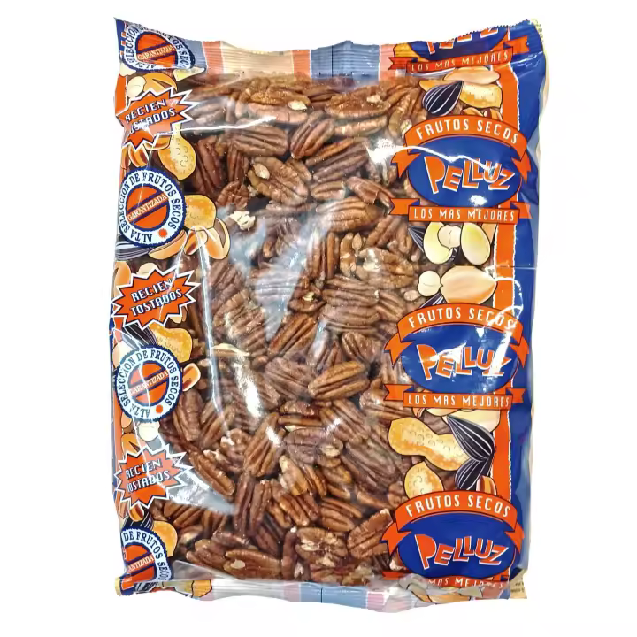 Nueces Pecanas Peladas 1 Kg - Deliciosas Nueces Pecanas de Alta Calidad para Tus Recetas y Snacks Saludables - Marca Pelluz - 1