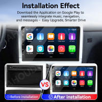 Reproductor Multimedia Para Coche AHOUDY Universal 9 Pulgadas 2 Din Android 12 Con Carplay Android Auto Bluetooth Navegación GPS 2G RAM 32G ROM - details 11