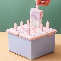 Molde Para Helado De Popsicle 4/8 Cuadrículas Hacer Helado En Casa Con Palitos Moldes Para Hielo De Verano Para La Cocina - details 0