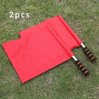 2pcs Bandera De Fútbol Y Dirección De Tráfico En Acero Inoxidable Mejorado Para Arbitros Y Patrullas Deporte Y Entrenamiento - details 6