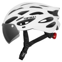 Casco De Ciclismo Ultraligero Wildside Con Señal Trasera Y Visera Removible Para Bicicleta De Montaña Y Carretera Seguridad Adultos Hombres - details 0