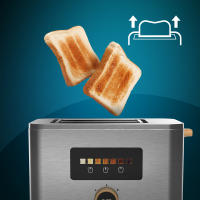 Tostador Vertical Touch&Toast con Pantalla Táctil - 950W - Acero Cecotec - details 3