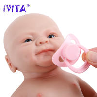 Muñeca De Silicona Completa IVITA WB1512CT Para Niños 36cm Con Pacificador Magnético Muñeco De Peluche Suave Para Niños Juguetes De Navidad - details 10