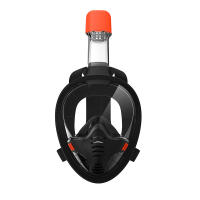 Máscara de snorkel antivaho de un solo tubo, completamente seca, con tres tesoros, gafas de natación de silicona de cara completa, máscara de buceo para adultos - details 19