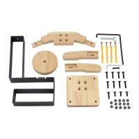 Soporte De Casco De Motocicleta Para Pared Madera Con Gancho Accesorio De Bicicleta Y Llave Todo-en-un Para Hombres Y Mujeres - details 4