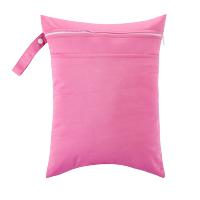 Bolsa De Pañales Impermeable Y Reutilizable De Color Sólido Con Dos Bolsillos Cerrados Para Viaje Playa Piscina Artículos Para Bebé - details 14