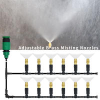 Sistema De Enfriamiento Por Neblinación Al Aire Libre 15M-30M Para Jardín Con Rojellón De Latón 1/4'' Y Tubo De 4/7mm Para Patio Estufa De Hiedra - details 4
