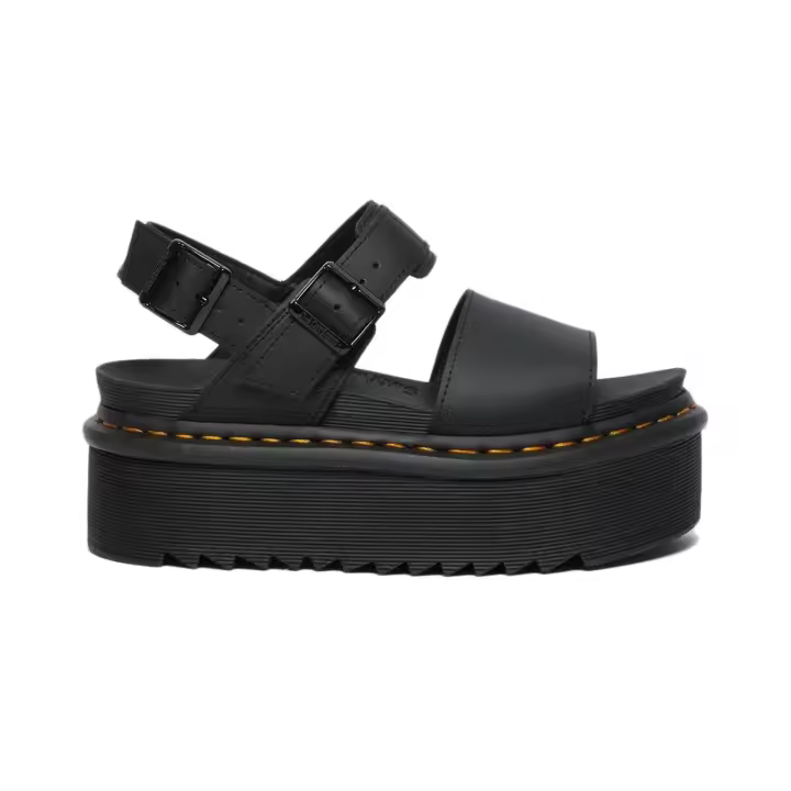 Sandalia Dr Martens Voss Quad de Cuero Resistente Al Agua con Plataforma Ajustable - 1
