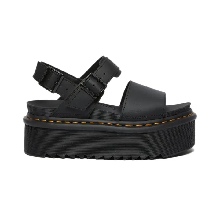 Sandalia Dr Martens Voss Quad de Cuero Resistente Al Agua con Plataforma Ajustable - 1