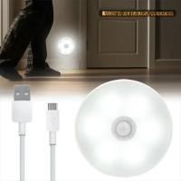 6 Luces LED Nocturna con sensor de movimiento recargable por USB para armarario, Cocina, Escaleras, Luces inalmstricas para muebles y cuadros. - details 3