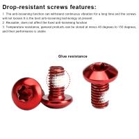 Juego De 12 Piezas De Rotadores De Freno De Disco Para Bicicleta Y Tornillos Torx T25 Acero Inoxidable Colores Variados Accesorio De Ciclismo MTB Parte De Bicicleta De Carretera - details 3