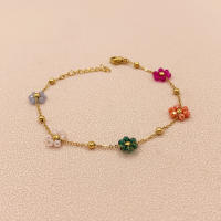 Pulsera Bohemia Para Mujer Plateada Con Diferentes Colores De Bolas Regalo De San Valentín O Ramadan Joyería De Moda - details 0
