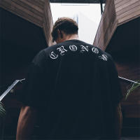 Camiseta De Algodón Grande Para Hombre Deportiva De Verano Camiseta De Fitness Con Estampado Letter O-Neck Manga Corta Para Gimnasio Y Ejercicio - details 1