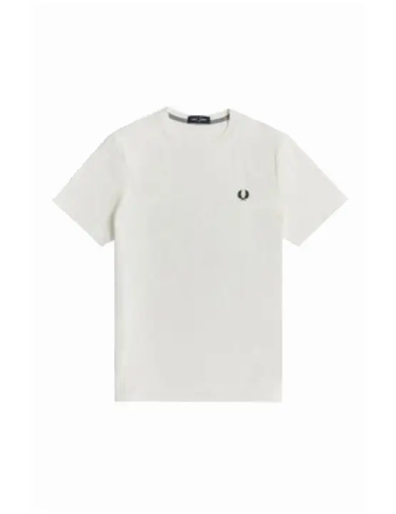 Camiseta Fred Perry CREW NECK T-SHIRT Blanco - 1