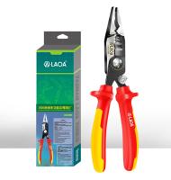 Alicates Aislados LAOA VDE 8 Pulgadas Nariz Curva Resistencia a Alta Tensión 1000V Cortador De Alambre Y Cable Herramienta Eléctrica - details 15