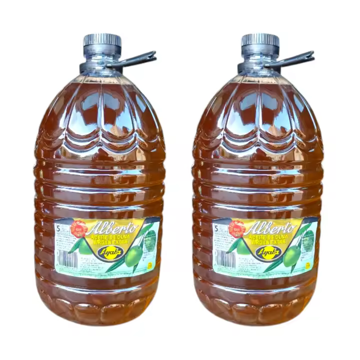 Aceite de Oliva Virgen Extra SUPERIOR SIN FILTRAR 2*5L TOTAL 10L MEJOR CALIDAD ALBERTO Calidad Gourmet, Sabor Suave y Afrutado. AYALA UTRERA,ANDALUCIA PRODUCTO DE PRIMERA CALIDAD,SABOR Y SATISFECHO 100% GARANTIZADO PRUEBALO!!! LEER DESCRIPCION - 1