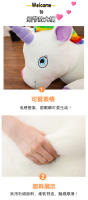 Muñeco De Peluche Unicornio Arcoíris Tamaño Gigante Suave Y Suave Regalo De Navidad Para Niños Y Niñas Animal De Peluche Unicornio De Algodón PP - details 10