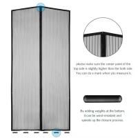 Cortina Mosquitera Para Puertas con cierre malla magnético Automático aire fresc - details 2