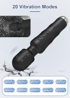 Varita Mágica AV Potente Para Mujer Estimulador De Punto G Y Clítoris Dildo Juguetes Sexuales Para Adultos Parejas Masturbador Masajeador Silicone 160G - details 1