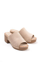 Lyla Wang Sandalias mujer mules con tacón alto y plataforma efecto madera con tachas y plantilla acolchada - details 31