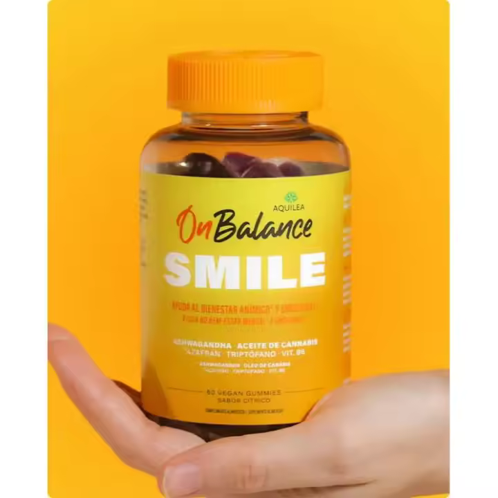 AQUILEA ONBALANCE SMILE  60 GOMINOLAS SABOR CITRICO - 1