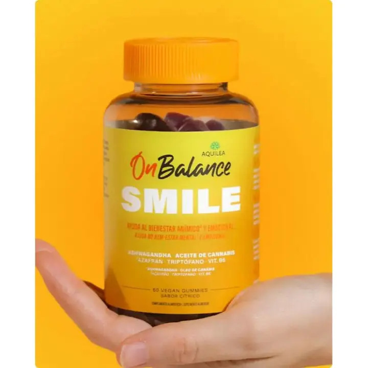 AQUILEA ONBALANCE SMILE  60 GOMINOLAS SABOR CITRICO - 1