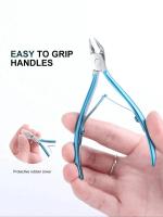German nail groove special nail clippers oblique inlaid thick toenail trimming foot artifact pointed eagle-nosed pincers inflamm - details 0