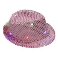 Sombrero De Jazz LED Colorido Para Fiesta Carnaval Luz Encendida Sombrero De Linterna Para Adultos Hombre Mujer Sombrero De Fiesta De Glitter - details 16