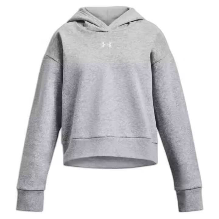 Sudadera con Capucha Under Armour Rival para niños unisex en color gris - 1