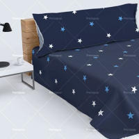 Juego de sábanas estampadas suaves y agradables para la piel, no irritantes, 3 piezas, cama de 90 cm - details 4